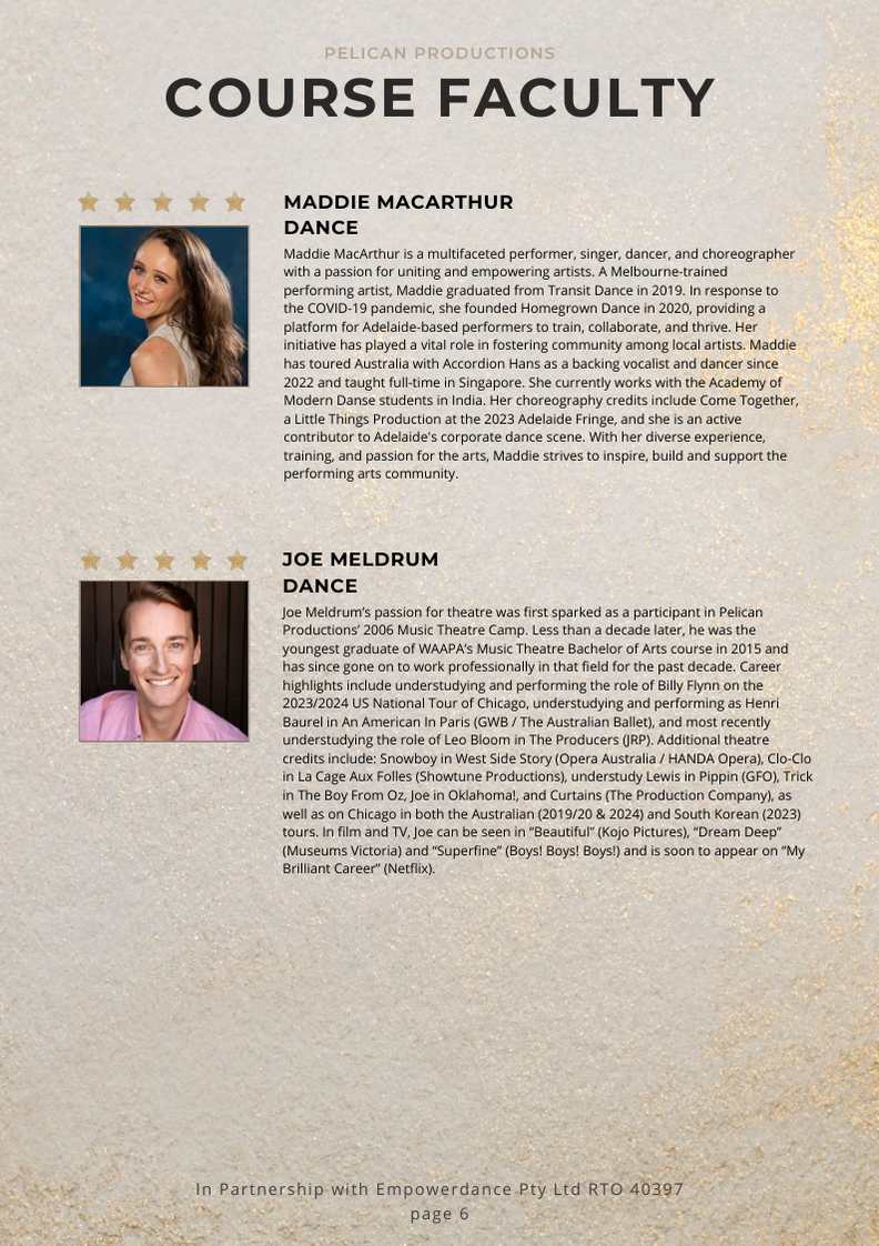 Prospectus page 6