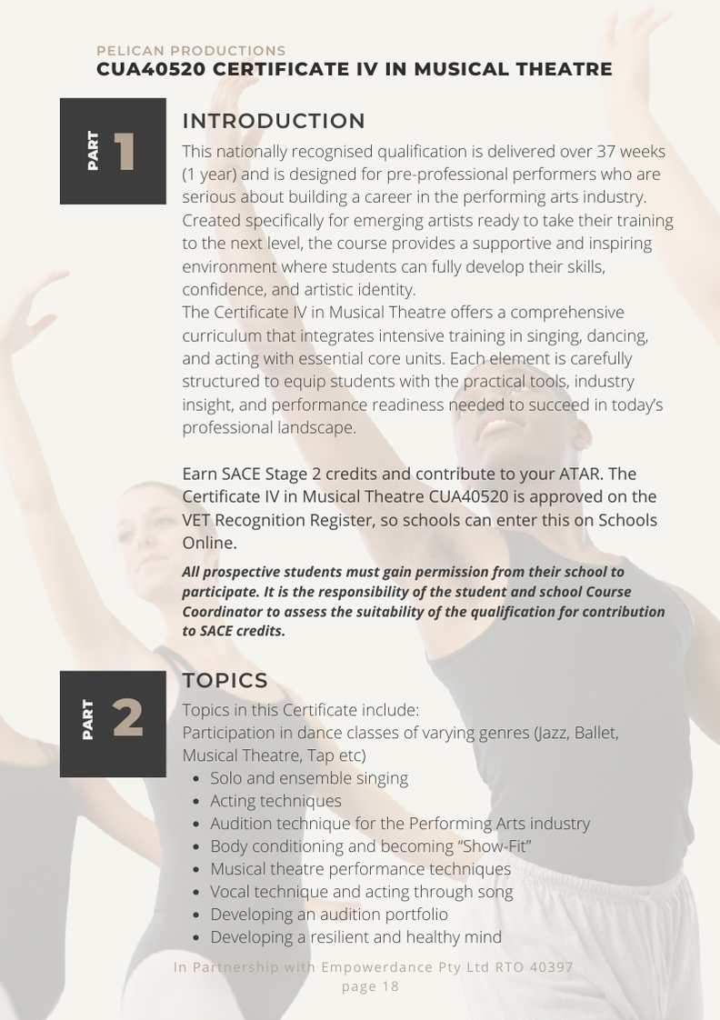 Prospectus page 18