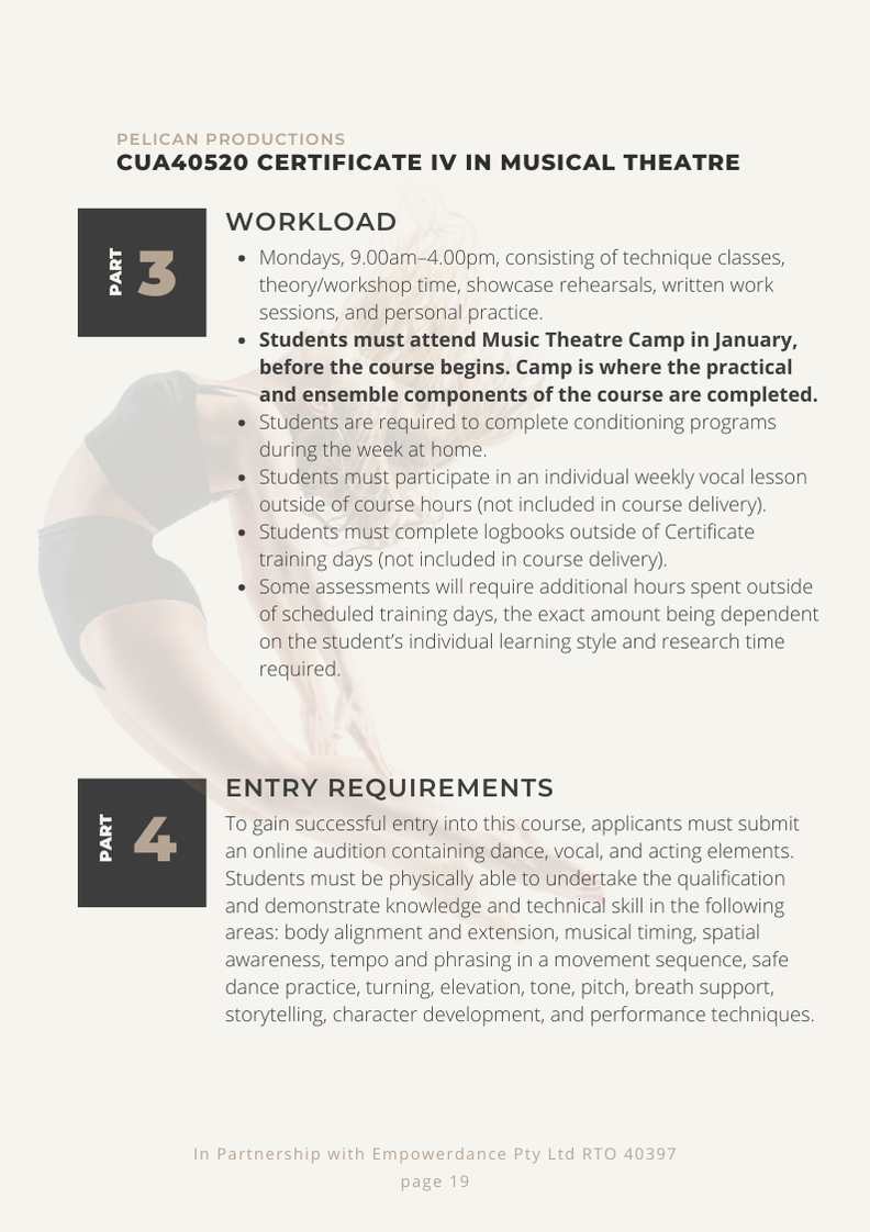 Prospectus page 19